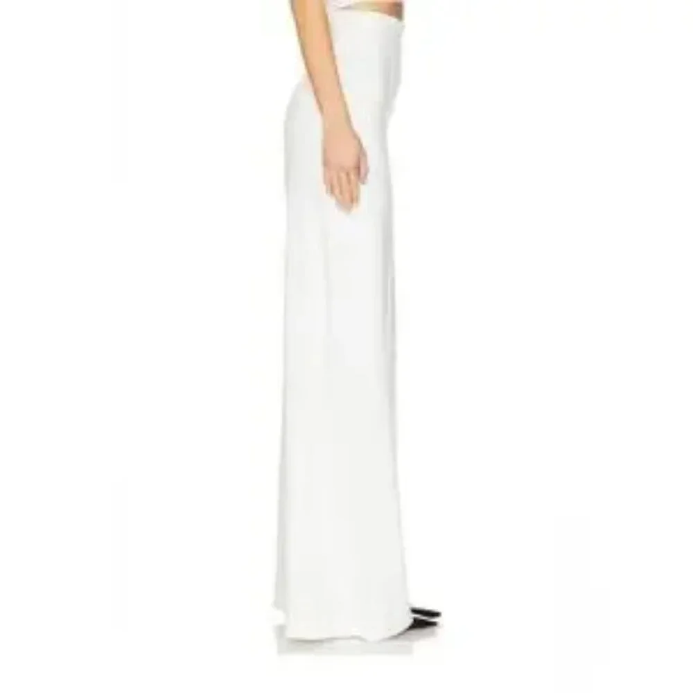 NEW RIPLEY RADER White Ponte Knit Wide Leg Pants Size 4 US Large - Picture 3 of 12